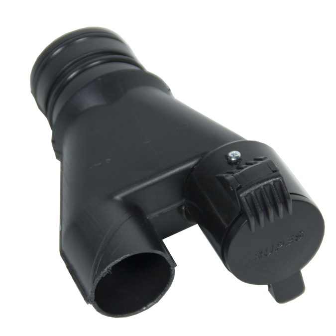 2 Wege-Anschluss komplett mit Klappe