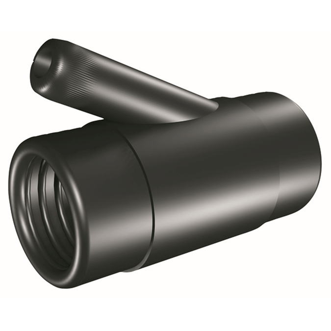 Anschluss aus Gummi mit Gewinde