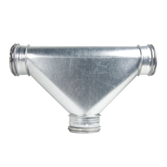 T-Stück mit Einströmkonus