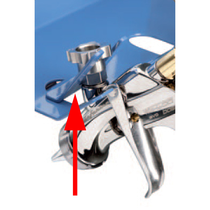 Adapterhalter für Lackierpistole