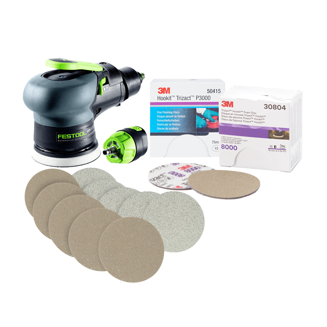 Kit de ponçage de finition pneumatique
