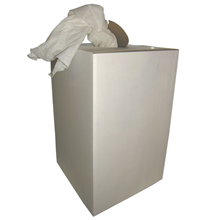 Chiffons polytex en carton-distributeur