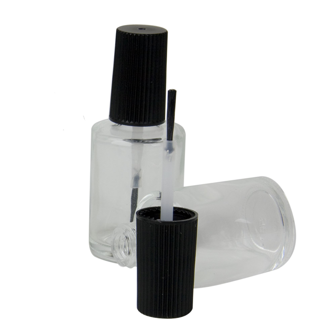 Tupflackflasche Glas mit Pinsel