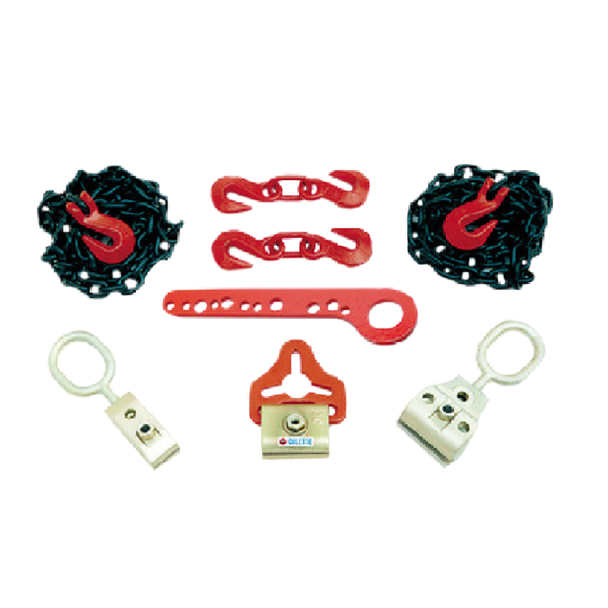 Jeu de pinces et chaines