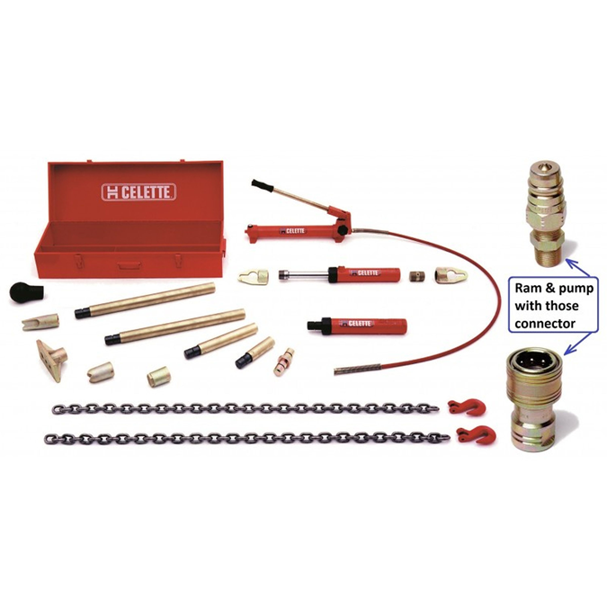 Ensemble hydraulique avec vérin tireur