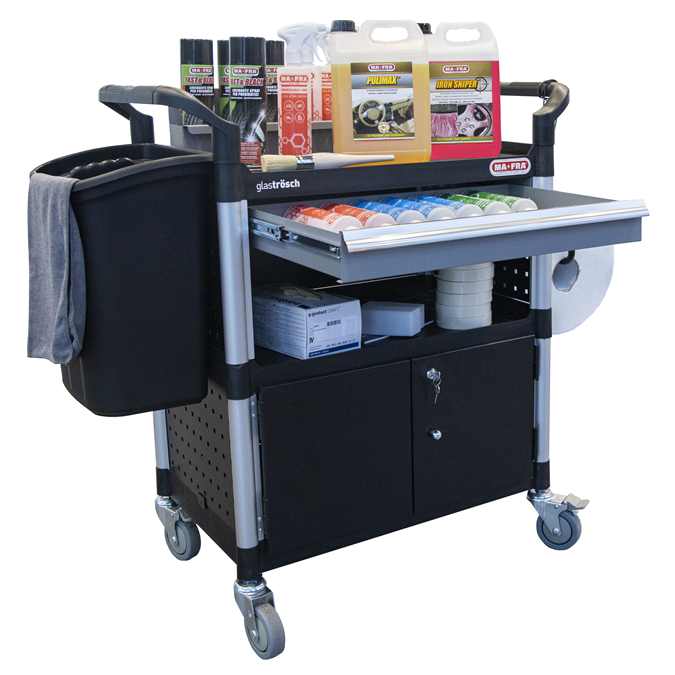 Set de chariot de nettoyage mobile