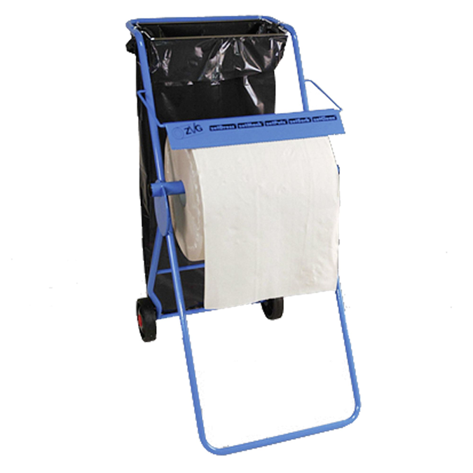 Chevalet pour rouleau de papier de nettoyage