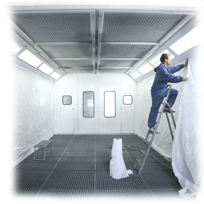 Film de protection pour la cabine